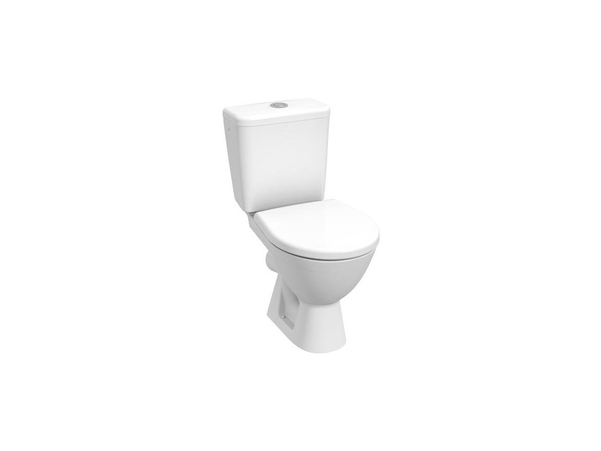 JIKA Kombi klozet Lyra Plus s nádržkou, šikmý odpad, boční napouštění, bílý,  H8263840002413