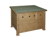 Kurník Scobax Dřevěný kurník a husník JIHLAVA, 930x730x670 mm