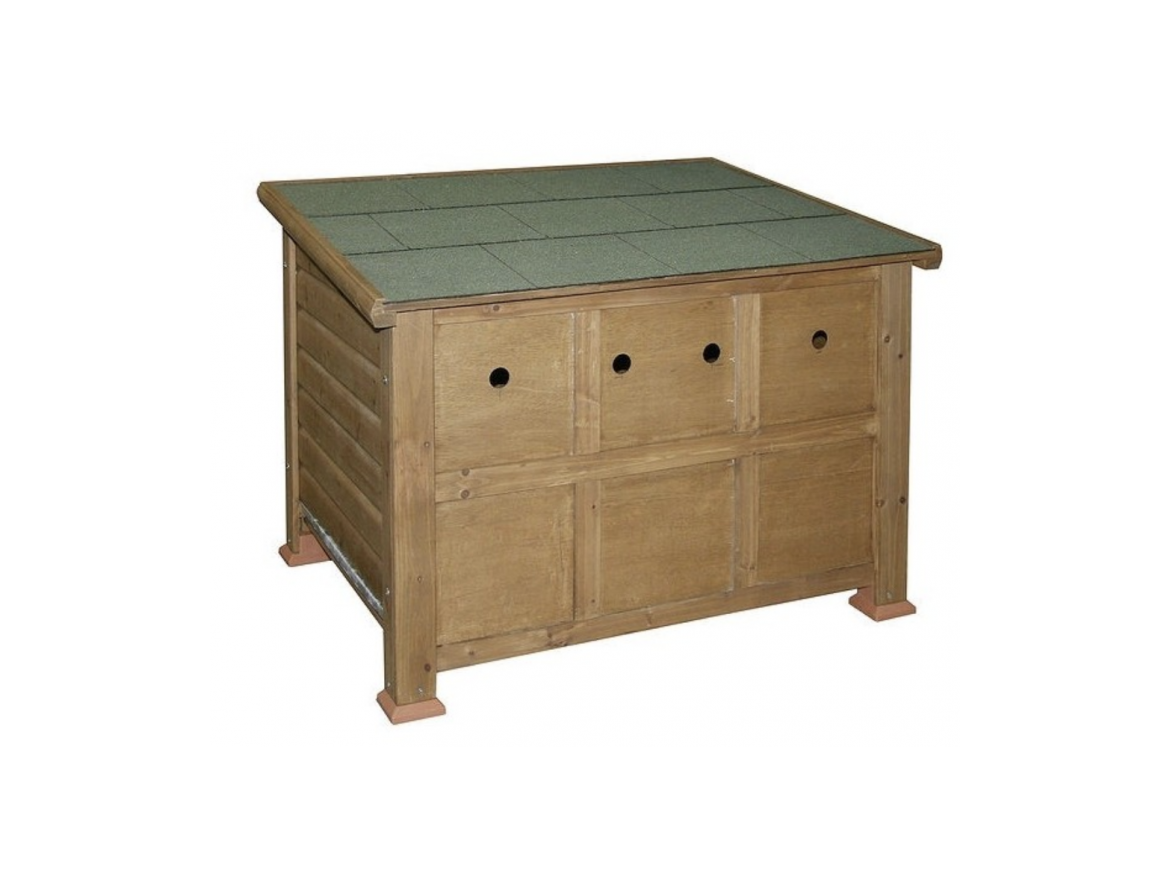 Tyúkól Scobax Dřevěný kurník a husník JIHLAVA, 930x730x670 mm