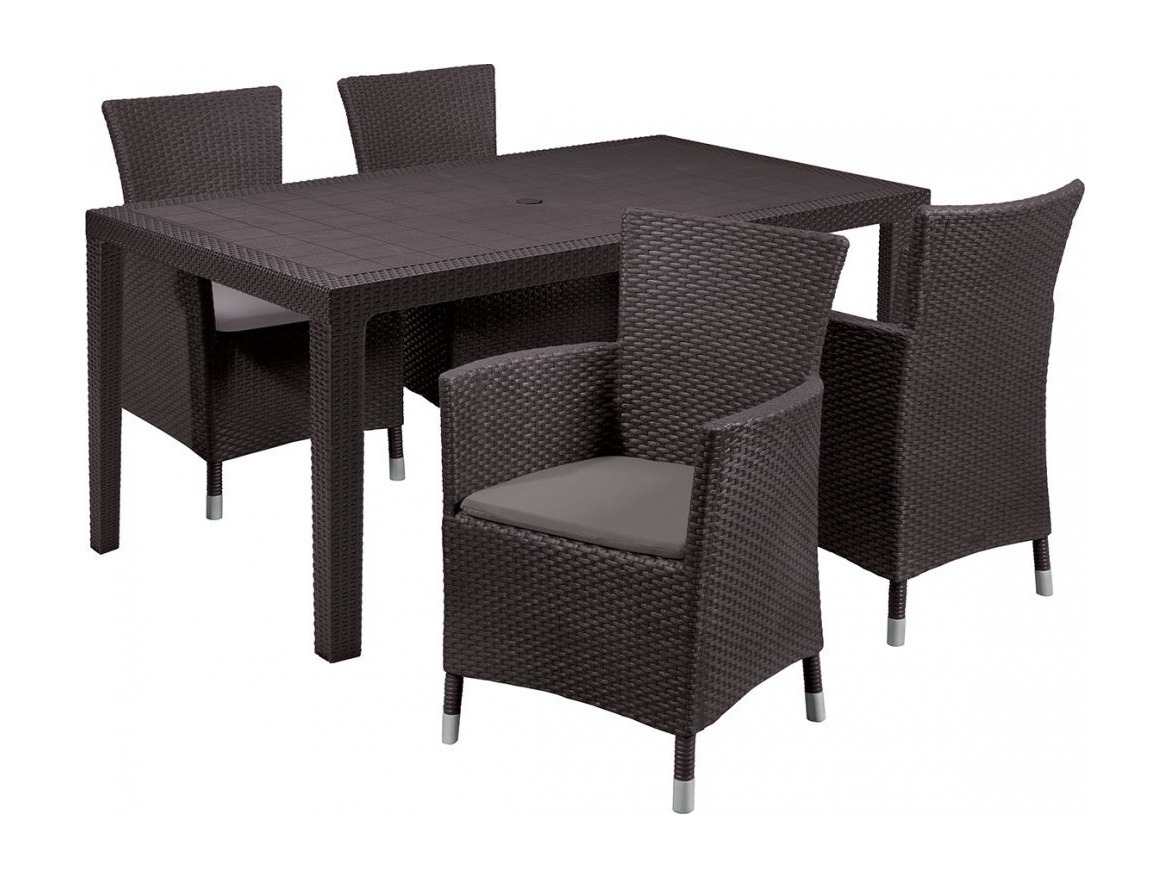 Keter Jídelní stůl  Box Melody - 161 x 95 x 75 cm - cappuccino