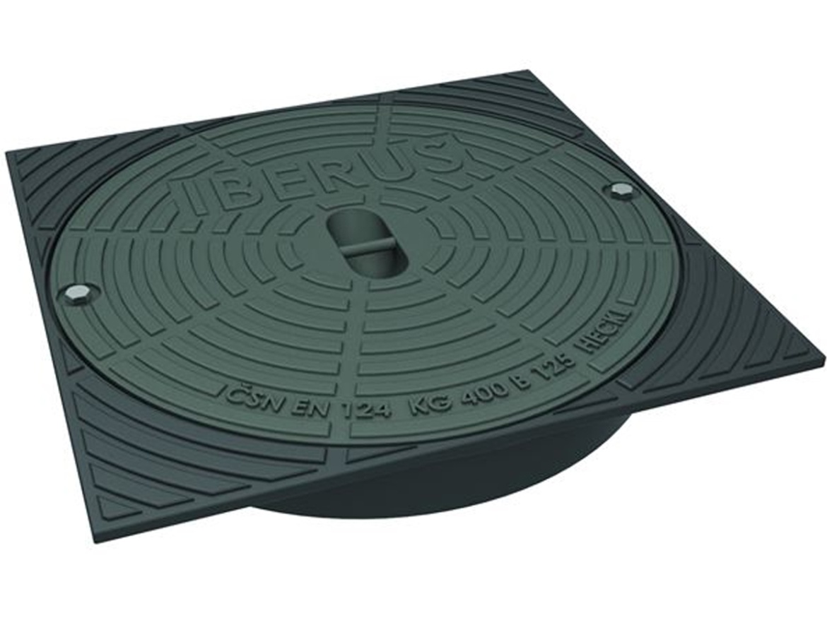 Hranatý poklop Heckl Iberus