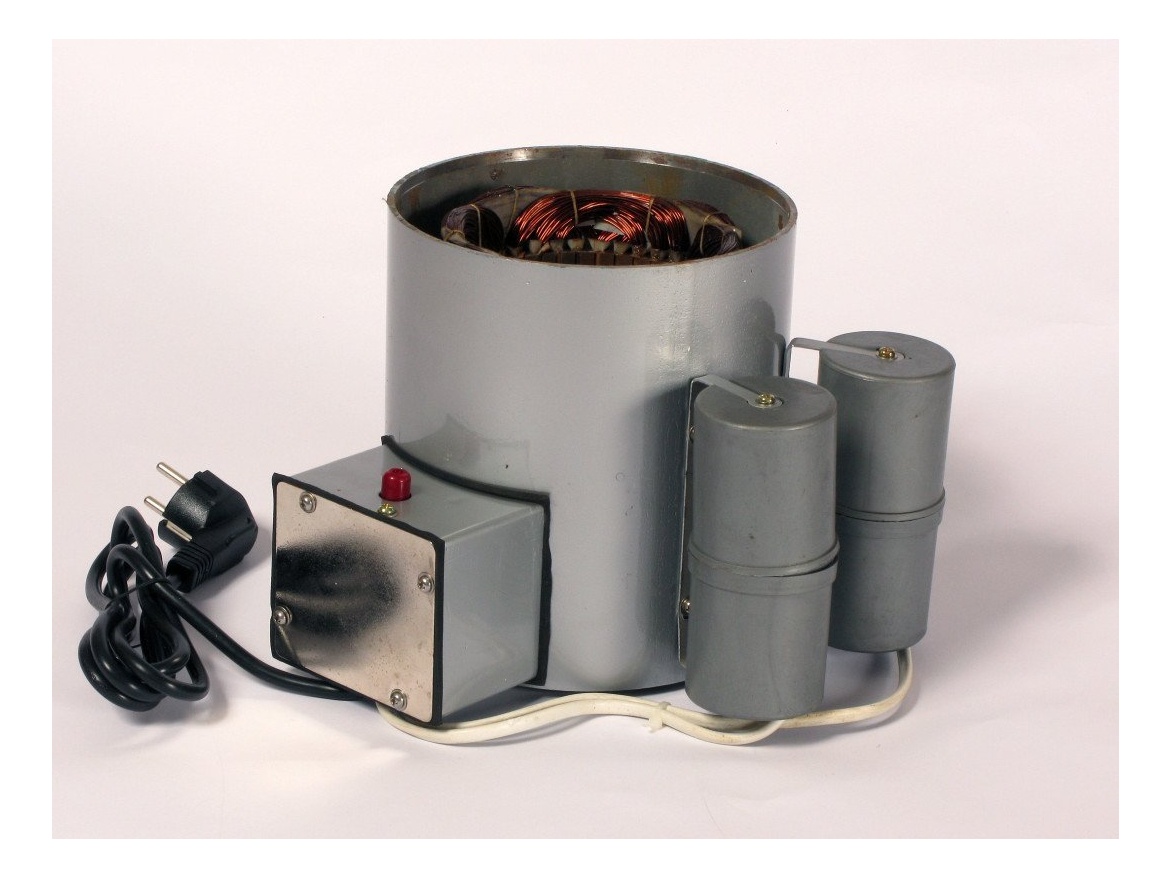 Náhradní díly drtiče EcoMaster /39 - Stator, plášť motoru, krabice s el. rozvody a jištěním