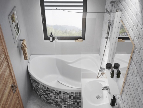 Ravak 922.00CR Sprchový set - ruční sprcha, tyč 66,5 cm, hadice, chrom