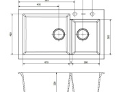 Kuchyňské dřezy Reginox Amsterdam 860.1