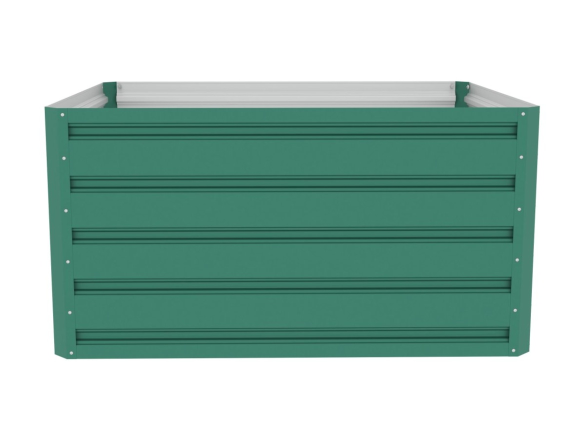 G21 Vyvýšený záhon  Daisy 100 x 80 x 52 cm, plechový, zelený