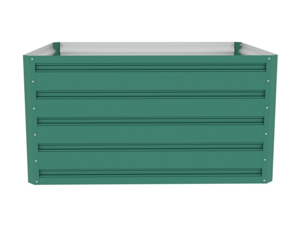 G21 Vyvýšený záhon  Daisy 100 x 80 x 52 cm, plechový, zelený
