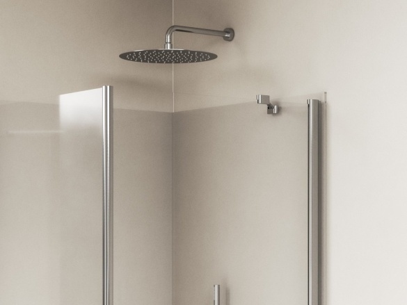 Ravak 985.20BLM Hlavová sprcha, 250 mm, Black Matt