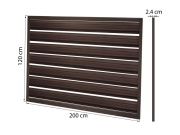 Plotový dílec Scobax Horizontal