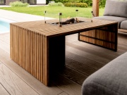 Stůl s plynovým ohništěm COSI Cosibridge 140 Wood