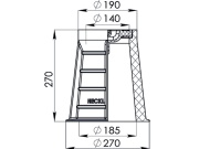 Šoupátkový poklop Heckl Lentus
