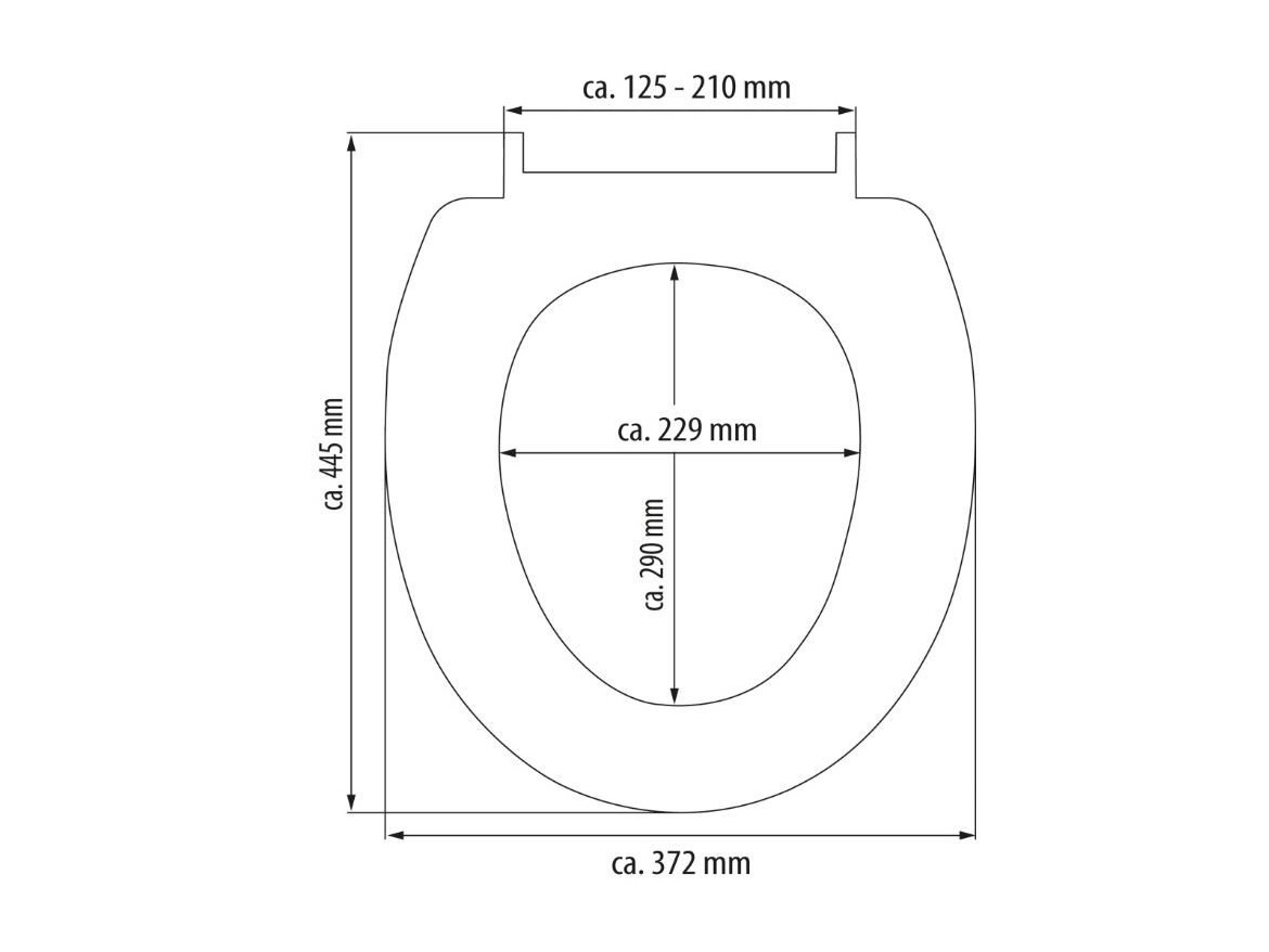 WC sedátka, záchodová prkna Schütte MOSAIK GRAU| Duroplast, Soft Close