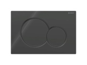 Geberit Ovládací tlačítko Sigma01 černé, kulatá tlačítka,  115.770.DW.5