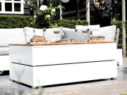 Stůl s plynovým ohništěm COSI Cosipure 120 Wood