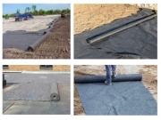 Geotextilie  Geotextilie šedá recyklát šedý Juta Geotextilie šedá recyklát