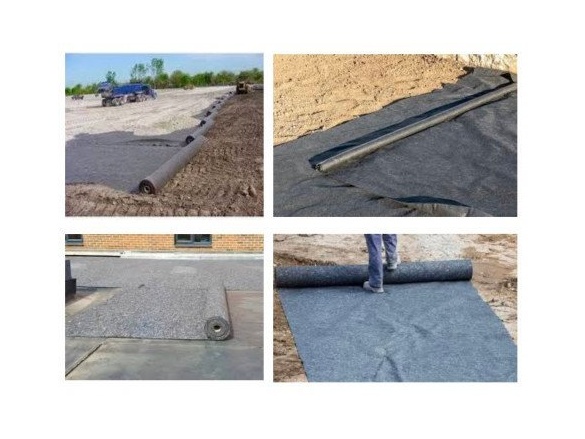 Geotextilie  Geotextilie šedá recyklát šedý Juta Geotextilie šedá recyklát