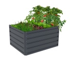 G21 Vyvýšený záhon  Daisy 100 x 80 x 52 cm, plechový, antracitový