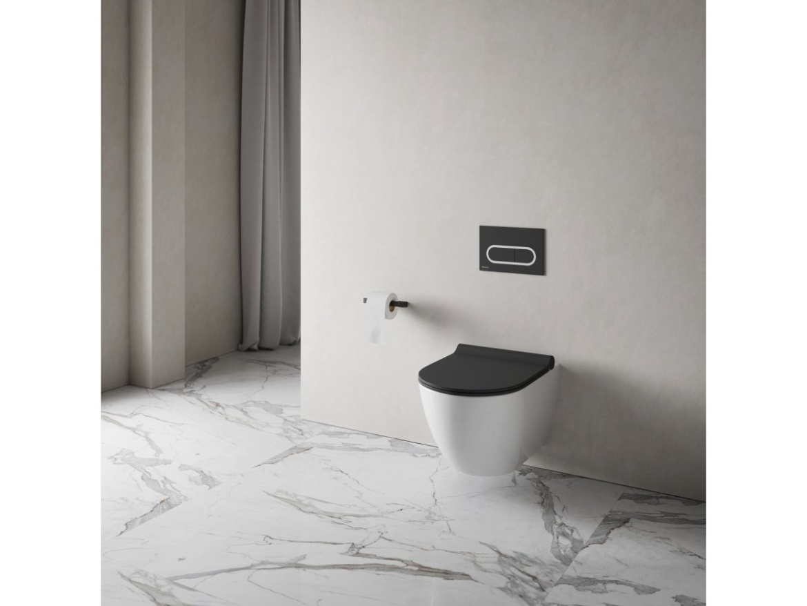 Ravak TD 400.20BL Držák na toaletní papír, černá