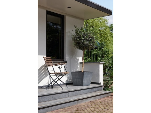 Keter Květináč Beton Square Planter Light grey