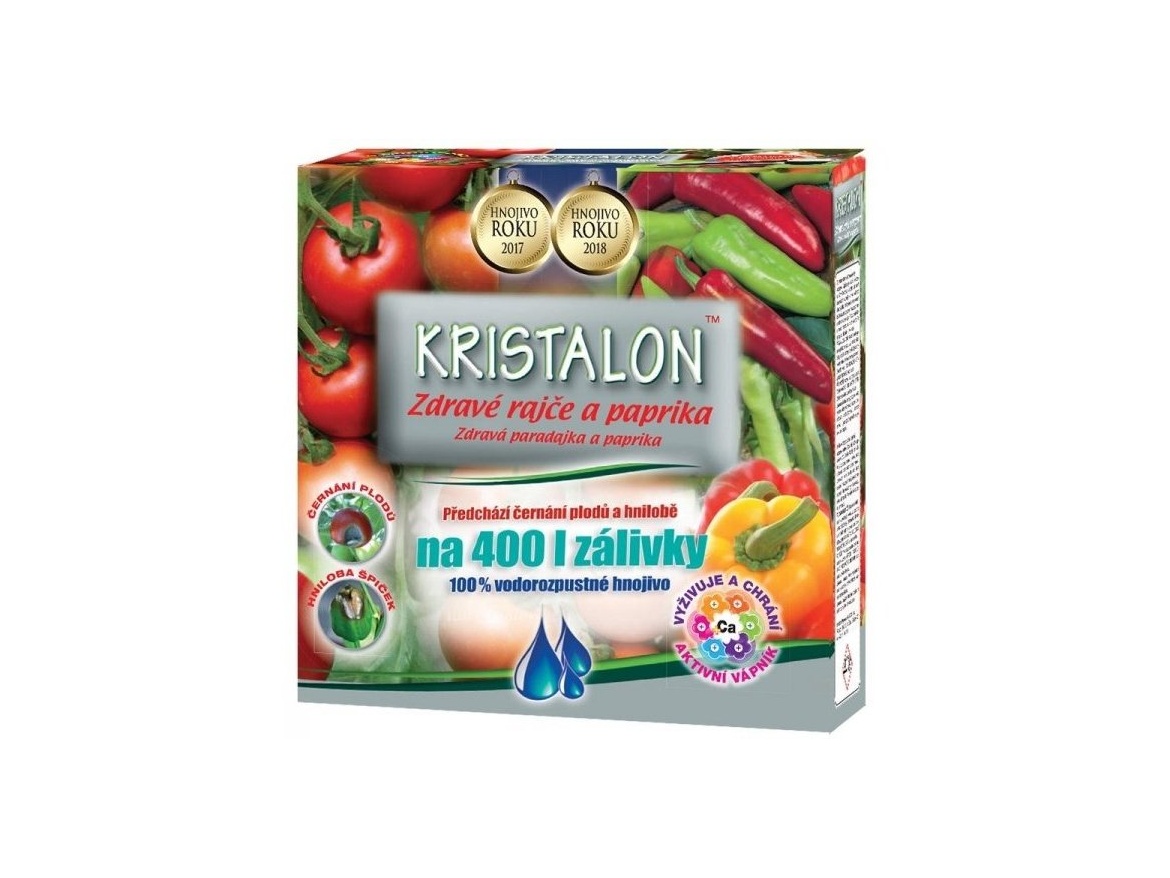 AGRO CS Vodorozpustné hnojivo Kristalon - Zdravé rajče a paprika 0,5 kg