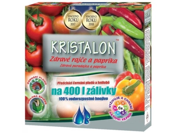 AGRO CS Vodorozpustné hnojivo Kristalon - Zdravé rajče a paprika 0,5 kg