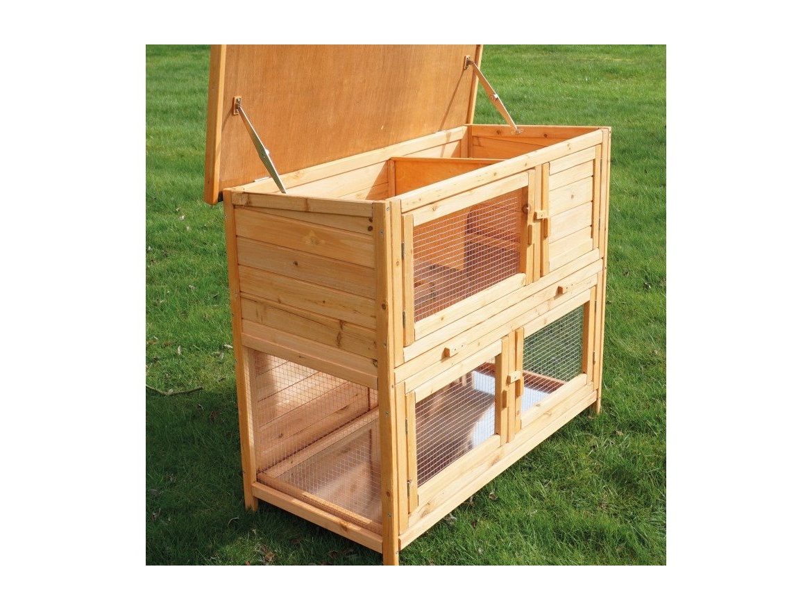 Scobax Dřevěná králíkárna STRAKONICE, 1040x550x940 mm