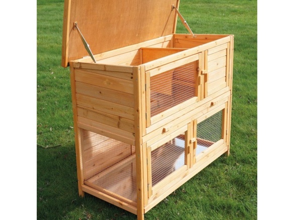 Scobax Dřevěná králíkárna STRAKONICE, 1040x550x940 mm