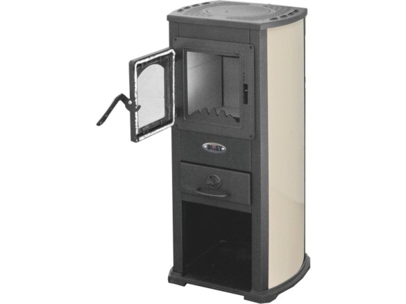 Blist Krbová kamna Blist Ekonomik LUX / BERNA LUX - Beige + příslušenství