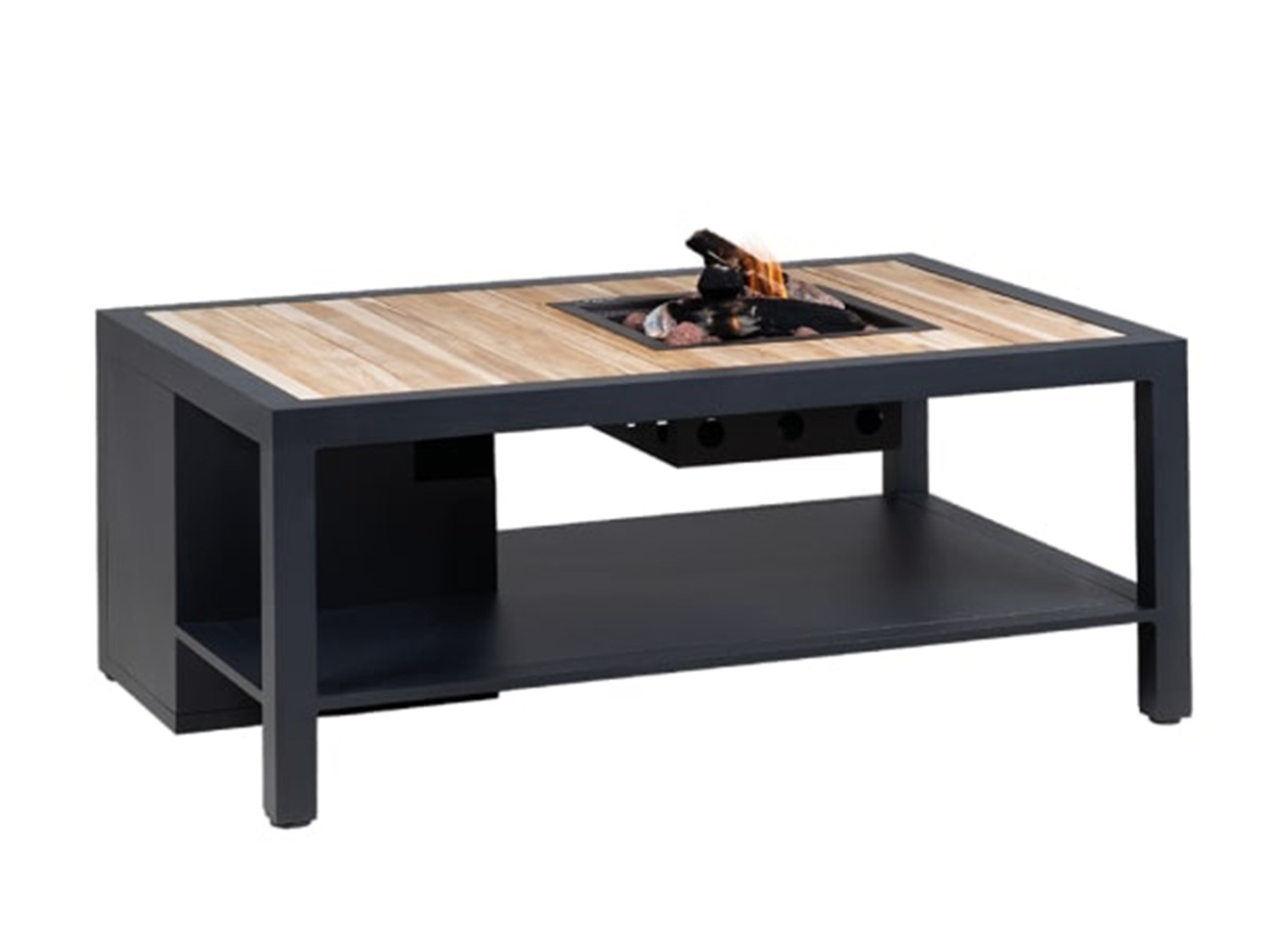 Stôl s plynovým ohniskom COSI Flow Straight