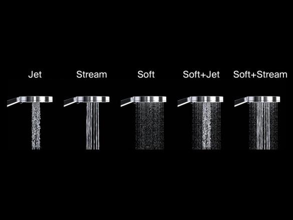 Ravak TE 091.00CR Sprchový stĺp s termostatickou batériou, posuvný, so sprchovým setom, chróm