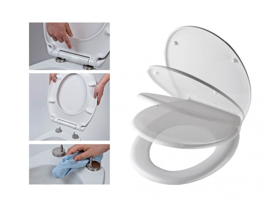 WC sedátka, záchodová prkna Schütte WOOD HEART | Duroplast, Soft Close