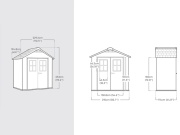 Plastový zahradní domek Keter Oakland