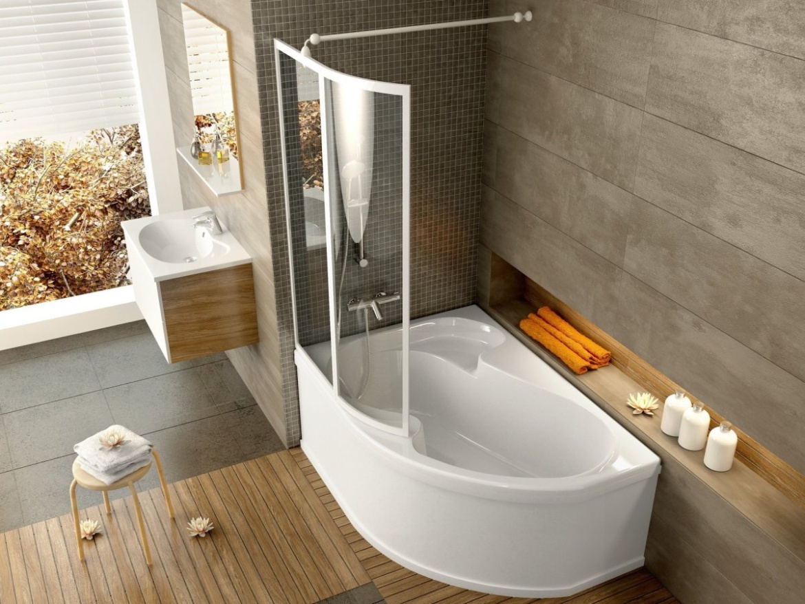 Ravak VSK2 Rosa 140 L, biela+rain