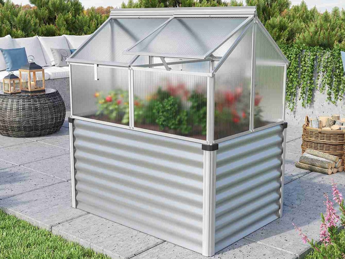 Magasított virágágyás pezsgőfürdővel Vitavia Gaia Jumbo VZ