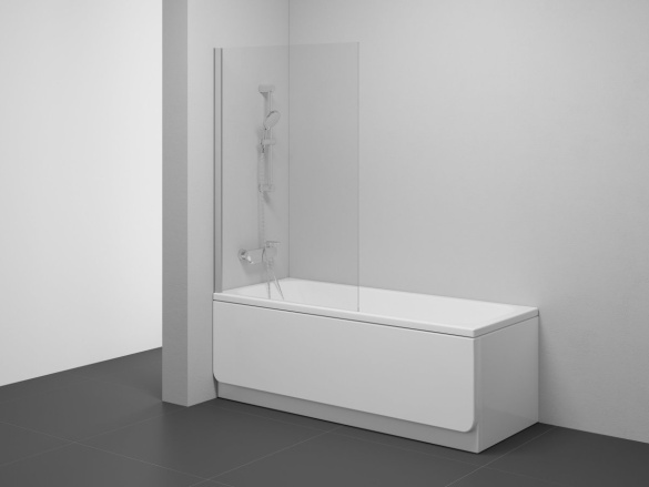 Ravak PVS1 80, černá+transparent