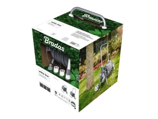 Skleněné –  Bradas Hadice 1/2", 50 m Bradas WHITE SILVER PLUS kompletní set s vozíkem