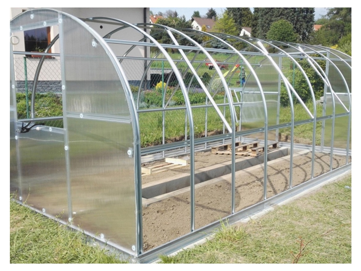 Polikarbonát üvegház Gutta Gardentec Classic