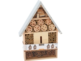 ProGarden Hmyzí hotel Alfred natúr / szürke, 28 x 40 x 8,5 cm