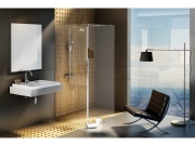 Ravak Walk-In Corner Set 110x80, černá+transparent