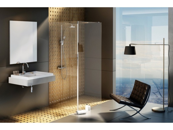 Ravak Walk-In Corner Set 120x80, lesk+transparent