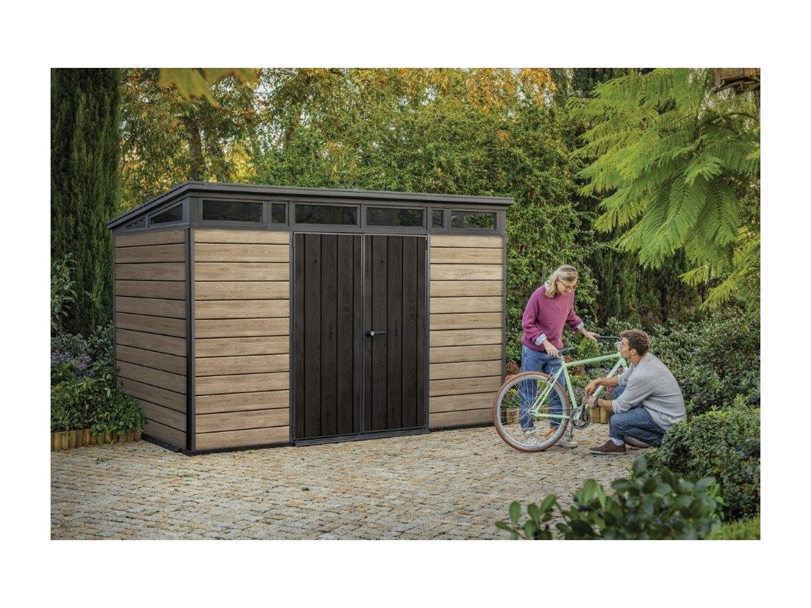 Keter Zahradní domek  Signature 11x7 Ashwood, s podlahou