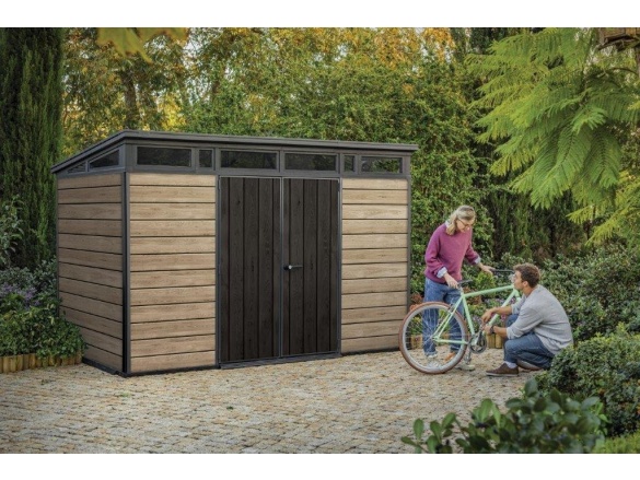 Keter Zahradní domek  Signature 11x7 Ashwood, s podlahou