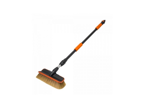 Bradas Teleskopický smeták + stěrka 110-180cm EXTRA měkké štětiny