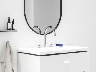 Vodovodné batérie –  Ravak ES 018.60RGB Umyvadlová stojánková 3-otvorová baterie 270 mm bez výpusti, Rose Gold Brushed