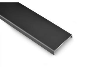 Příslušenství pro Spodní přítlačný profil Exclusive T-plastics 4500 mm, přírodní hliník