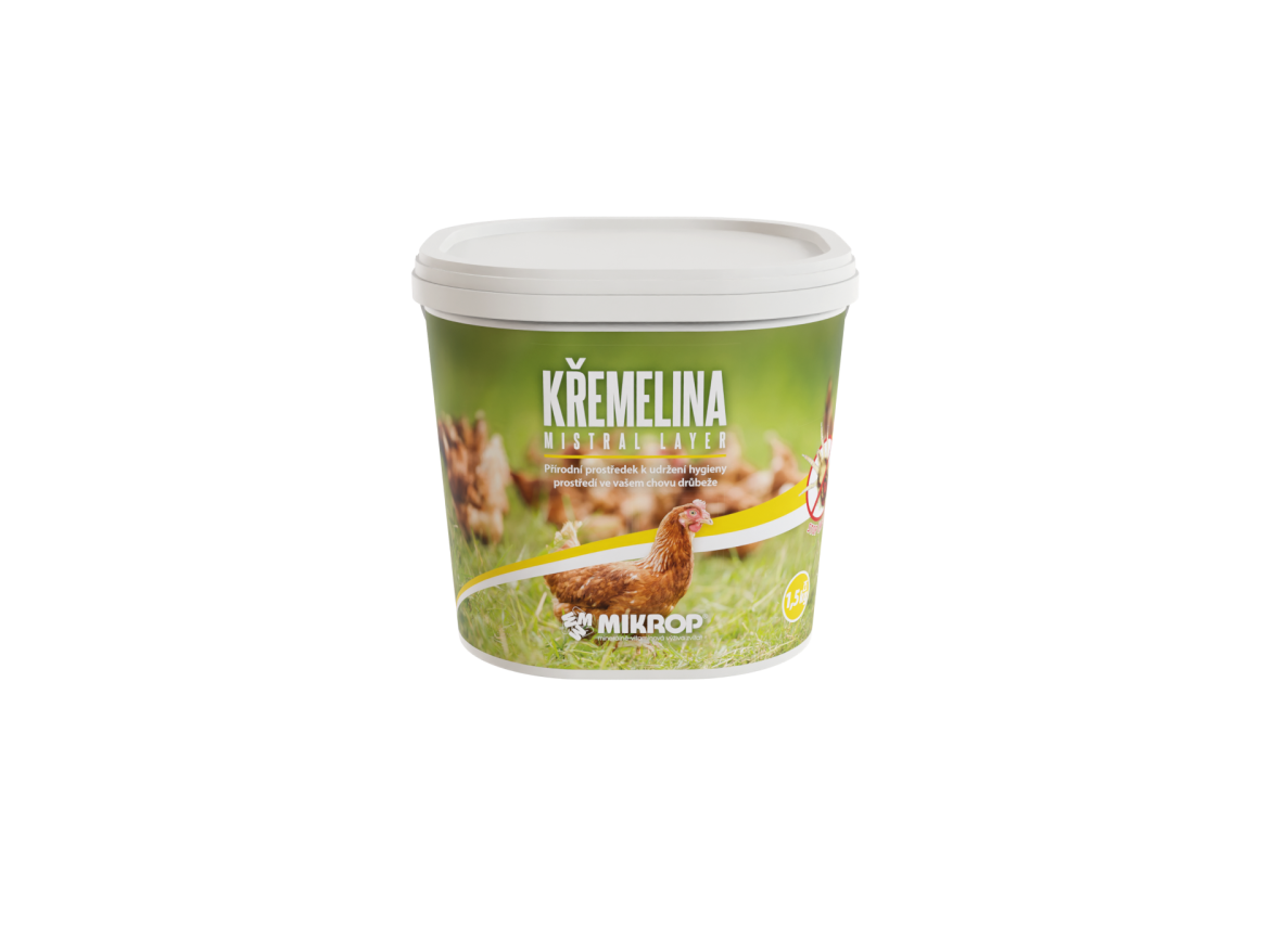 Scobax Obohacená křemelina pro drůbež 1,5  kg - Mistral Layer