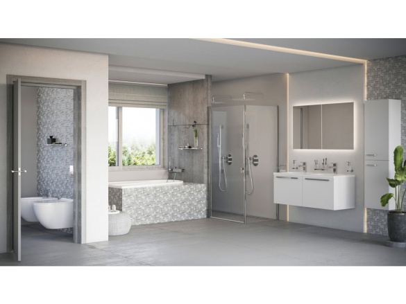 Ravak Zrkadlo Oblong 70x70 s osvetlením