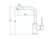 Kuchyňské baterie Helika Forte 5553