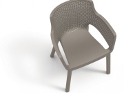 Keter Zahradní židle Keter EVA - 57,7 x 62,5 x 79 cm - cappuccino