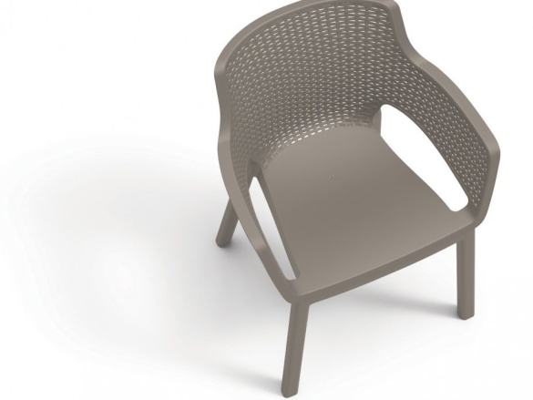 Keter Zahradní židle Keter EVA - 57,7 x 62,5 x 79 cm - cappuccino