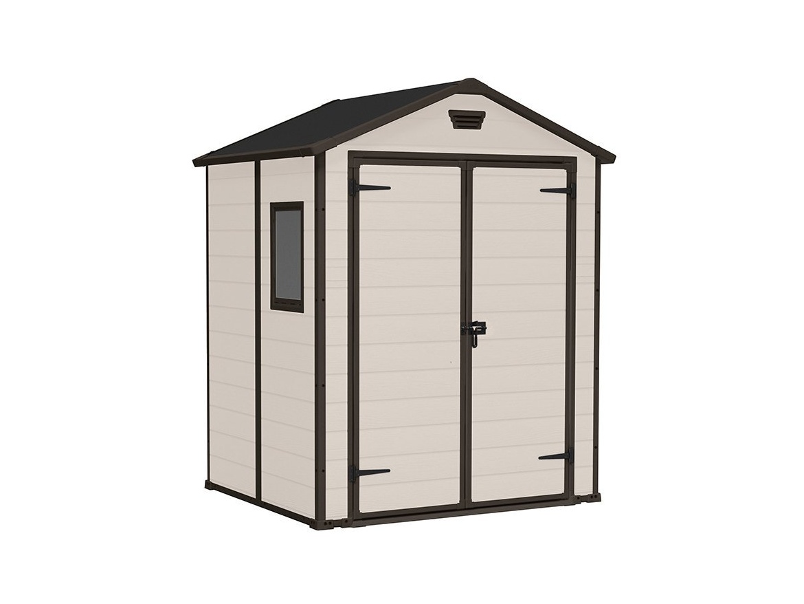 Műanyag kerti ház Keter MANOR 6 x 5 DD béžový, s podlahou